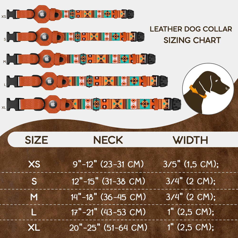 Collar AirTag BUDKAS ajustable para diferentes tallas y perros
