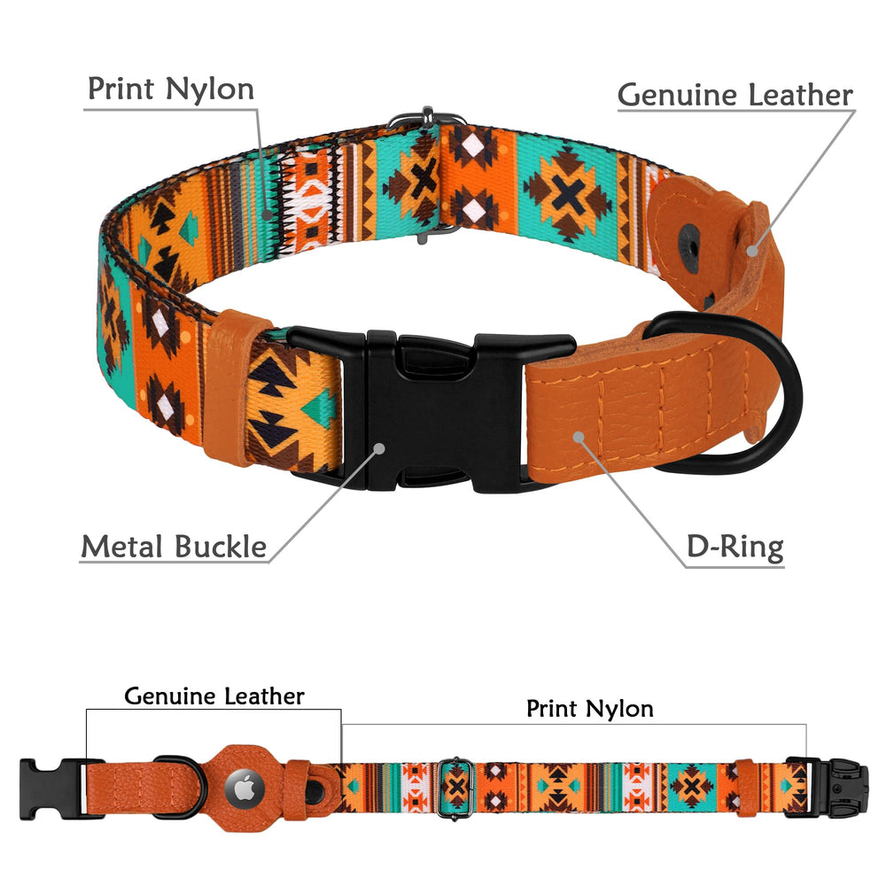 Collar AirTag BUDKAS, hebilla metálica duradera para aventuras