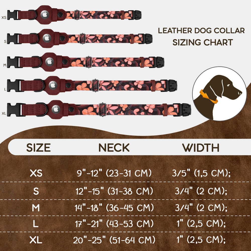 Collar AirTag de BUDKAS con impresión nylon de patrones únicos