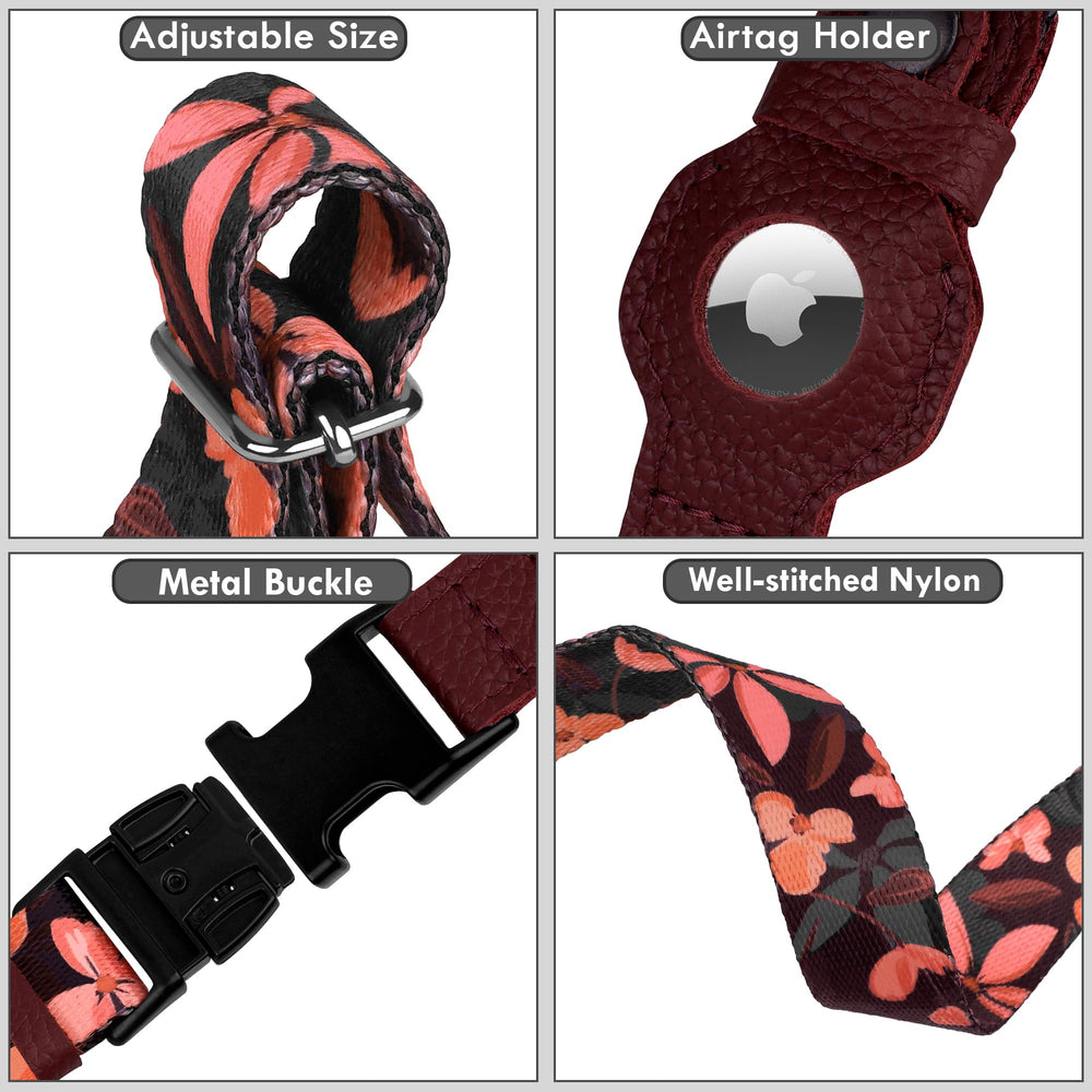 Collar AirTag de BUDKAS ideal para paseos y excursiones al aire libre