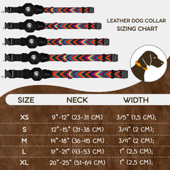 Budkas AirTag Collar perro diseño impreso, estilo moderno para paseo