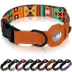 Collar AirTag BUDKAS con hebilla de metal, seguridad para perros activos