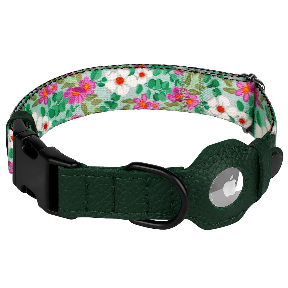 Collar AirTag de BUDKAS, estilo hawaiano para salidas soleadas