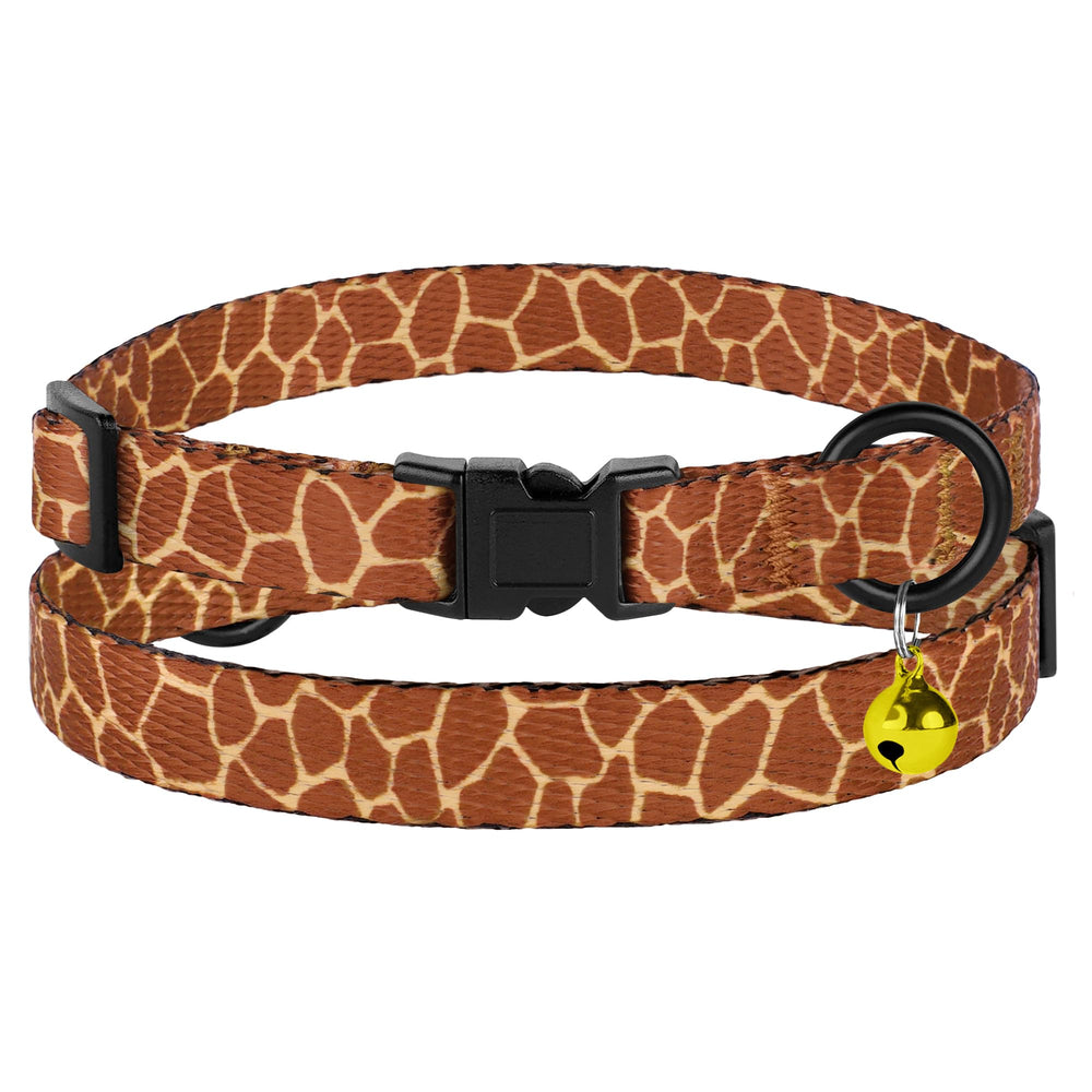 Collar BUDKAS adjustable 7-11 pulgadas, pensado para gatitos y adultos.