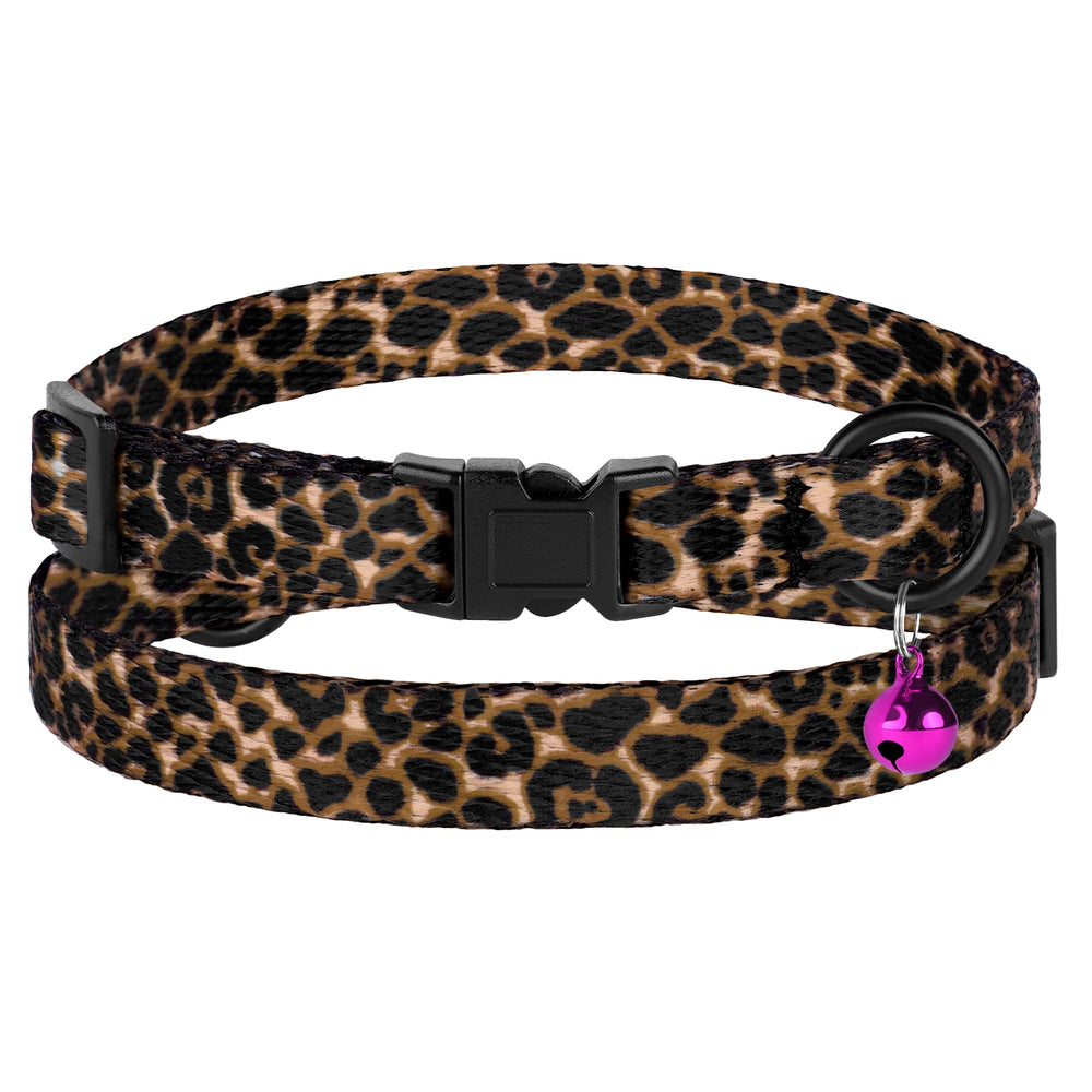 Collar BUDKAS con impresión animal, estilo único y seguridad.