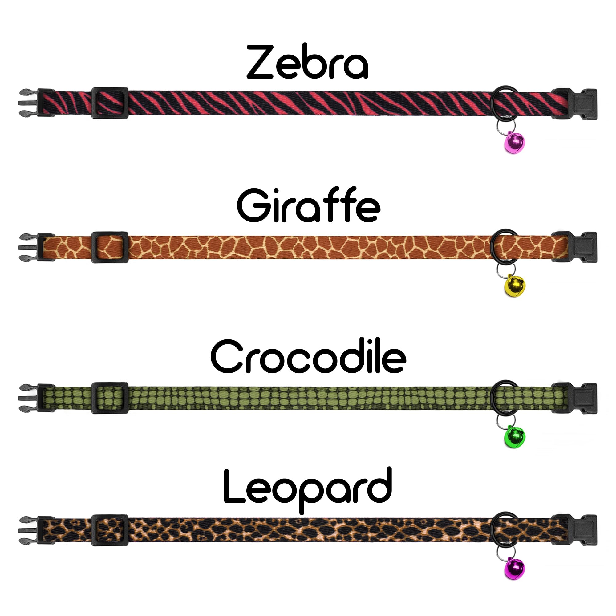 Conjunto de cuatro collares BUDKAS, variedad para cada momento.