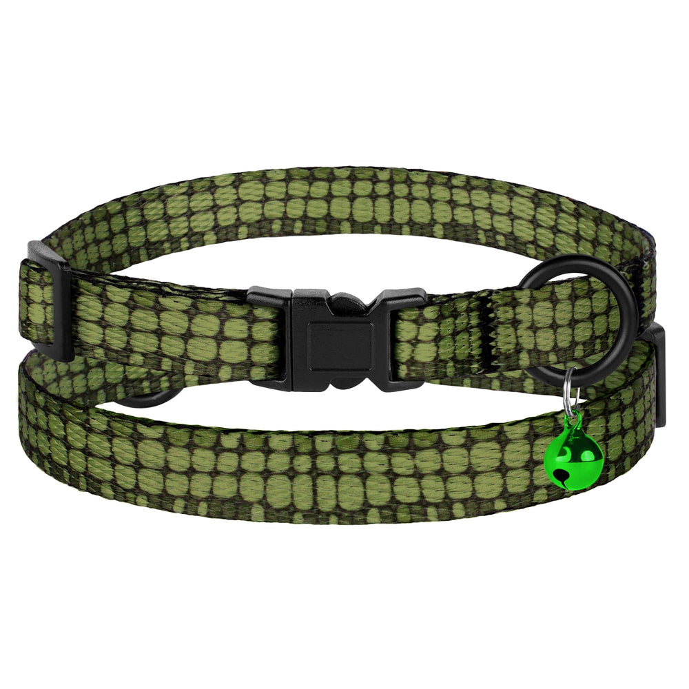Collar BUDKAS viaje y galletas, diseño divertido para paseos y fotos.
