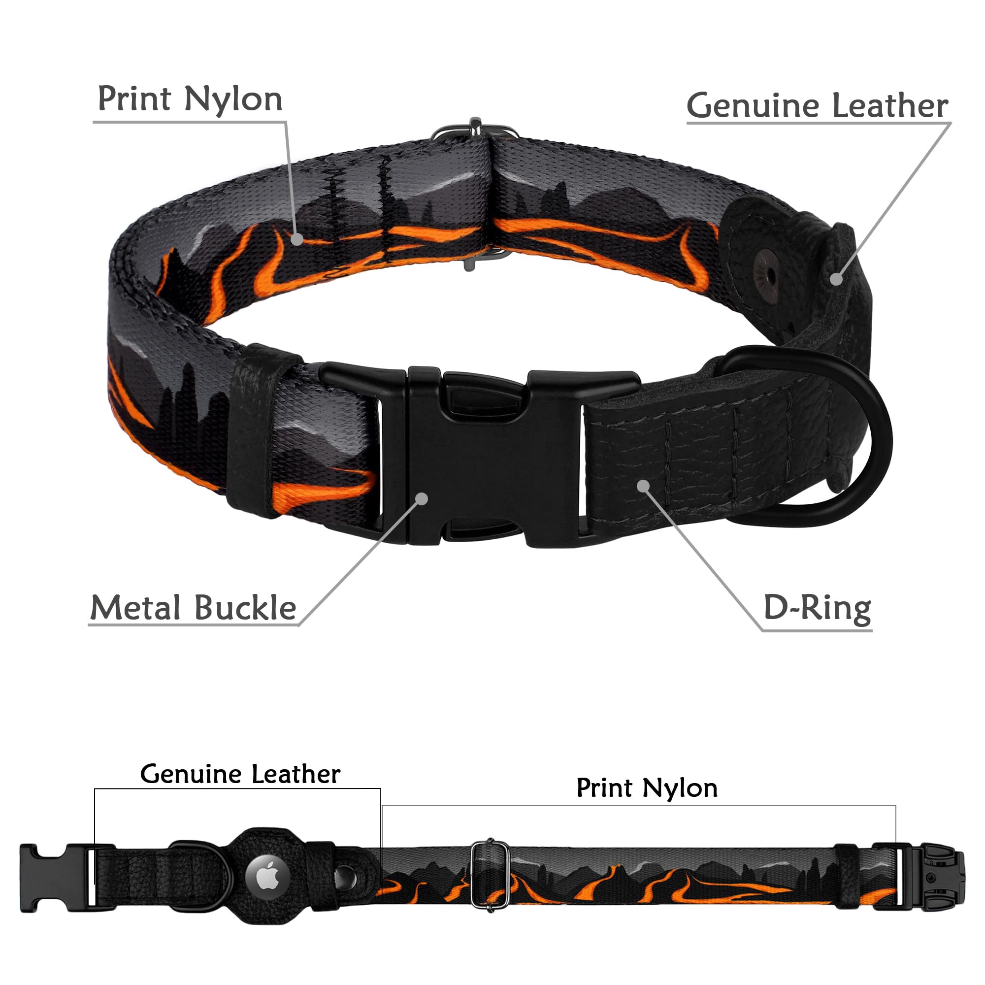 Patrón espacio del collar BUDKAS, look moderno para excursiones