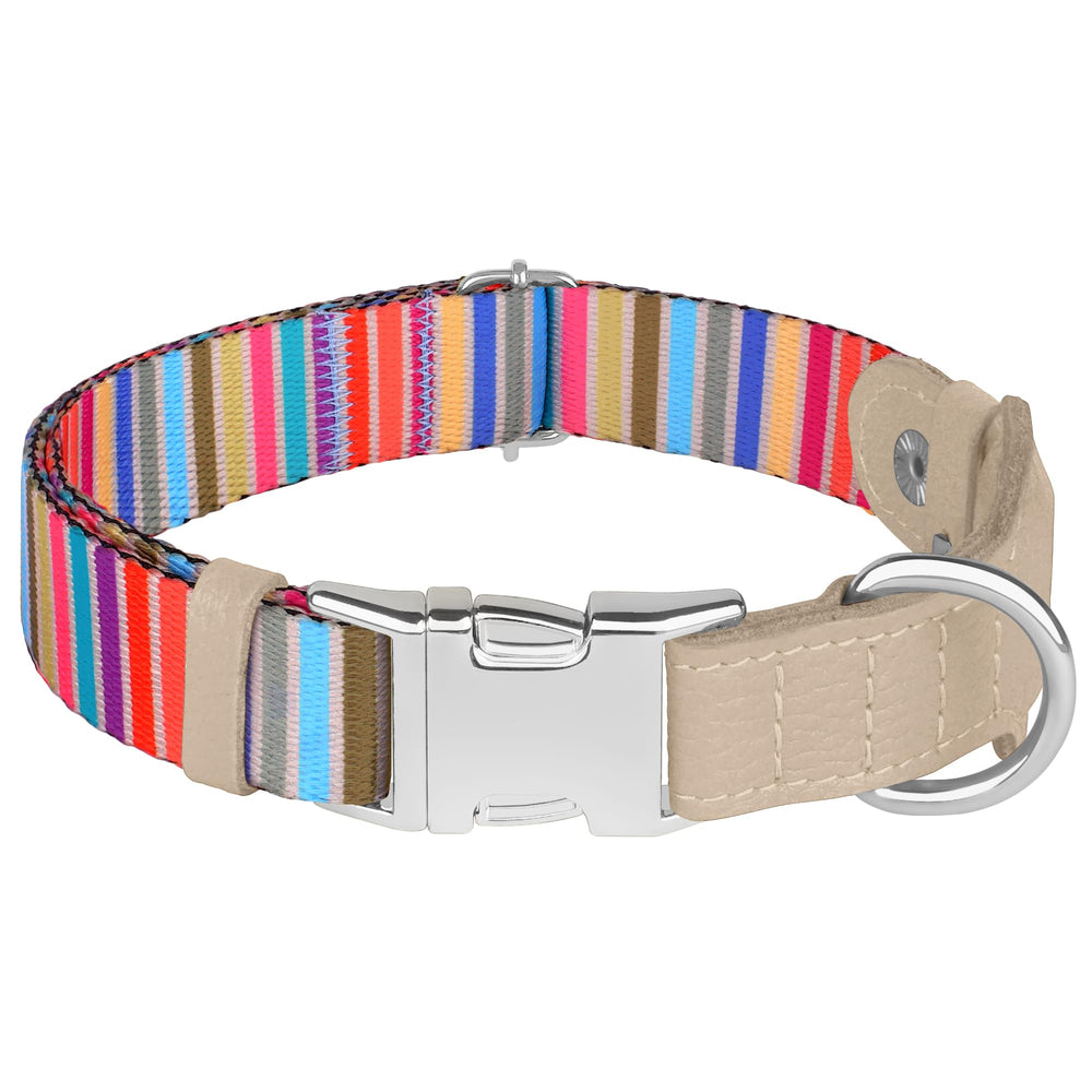Collar Budkas AirTag Serape, patrón serape suave y tacto agradable.