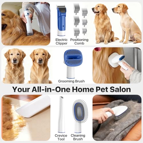 Buenkee kit profesional de peluquería para perros con control de pelos