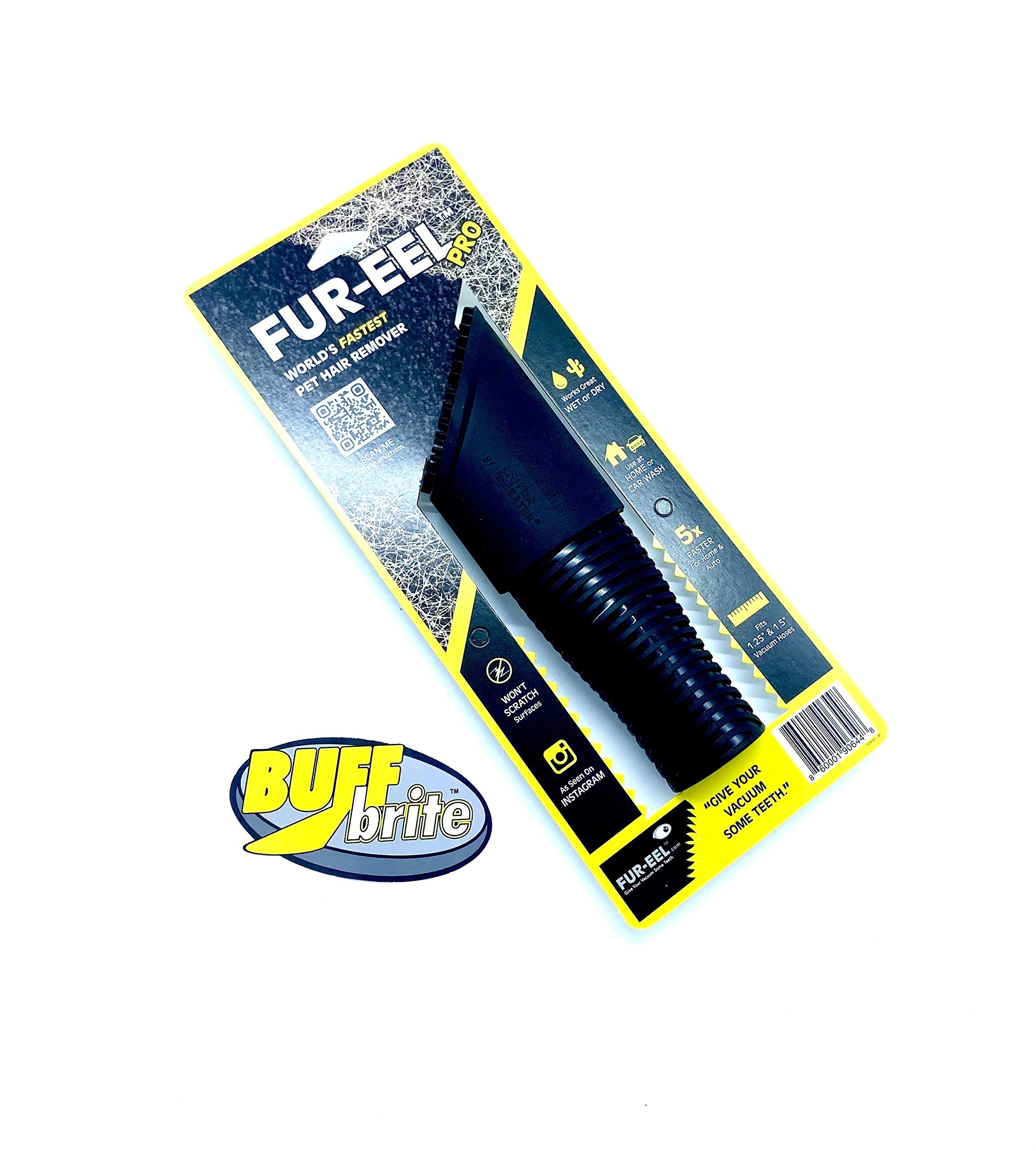 Diseño ergonómico Buff Brite para uso cómodo.
