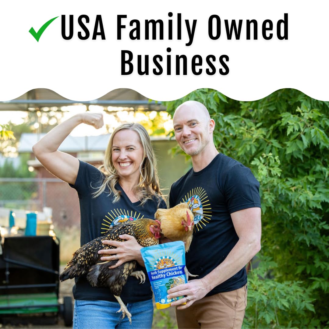 Buff Clucks GrubFuel, opción sostenible de proteína para aves de corral.