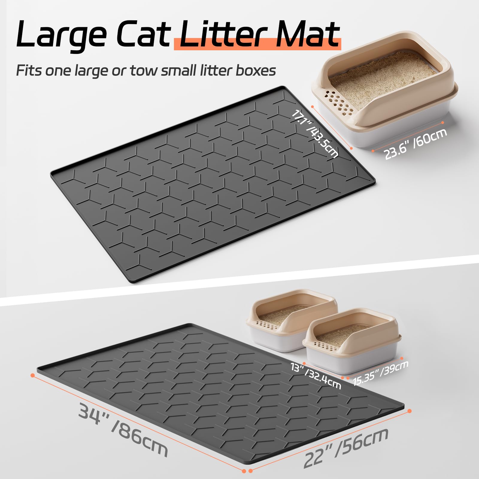 Bulkniu tamaño 22x34 ofrece amplio espacio para gatos