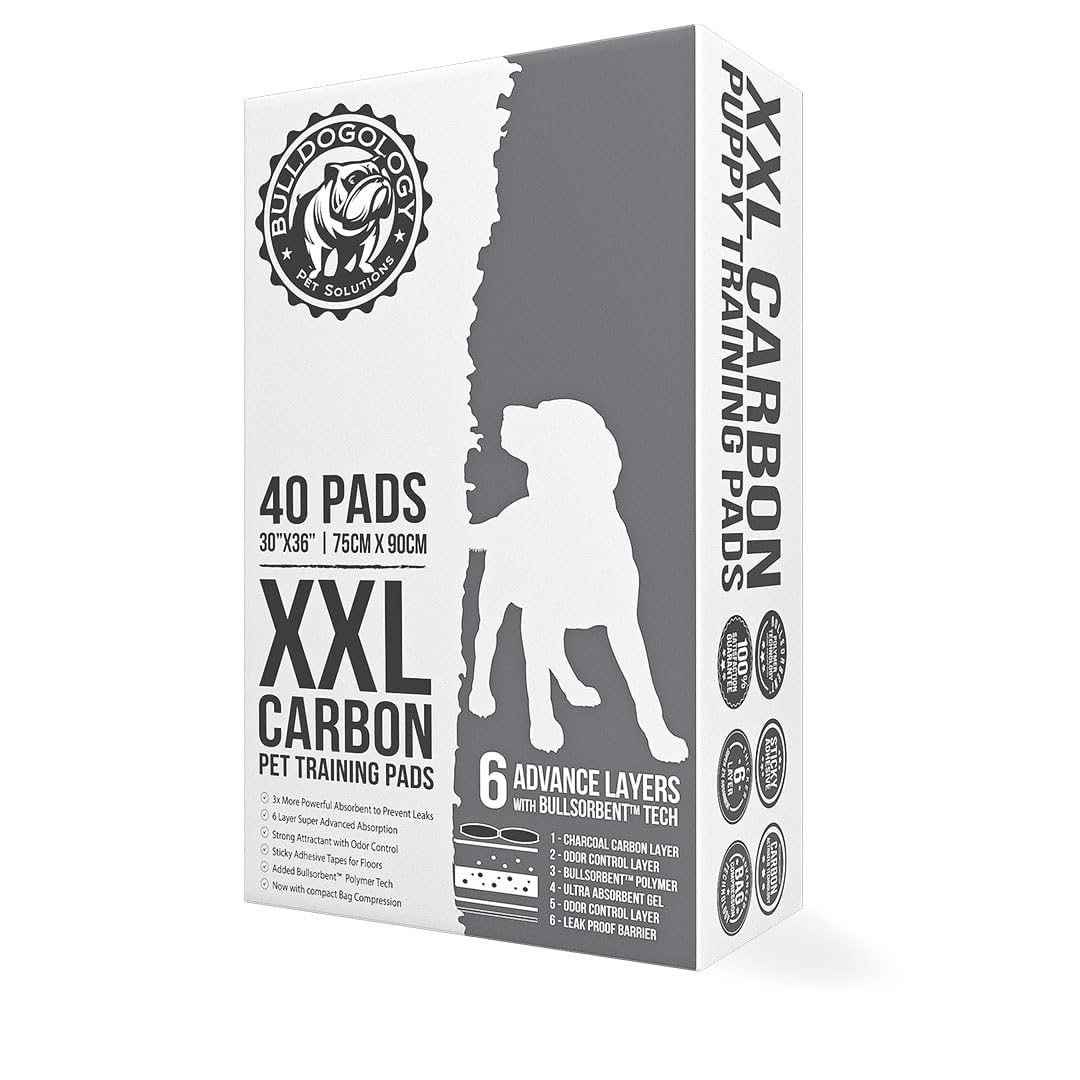 Pañales Bulldogology absorbentes con carbón activo para uso diario eficiente.
