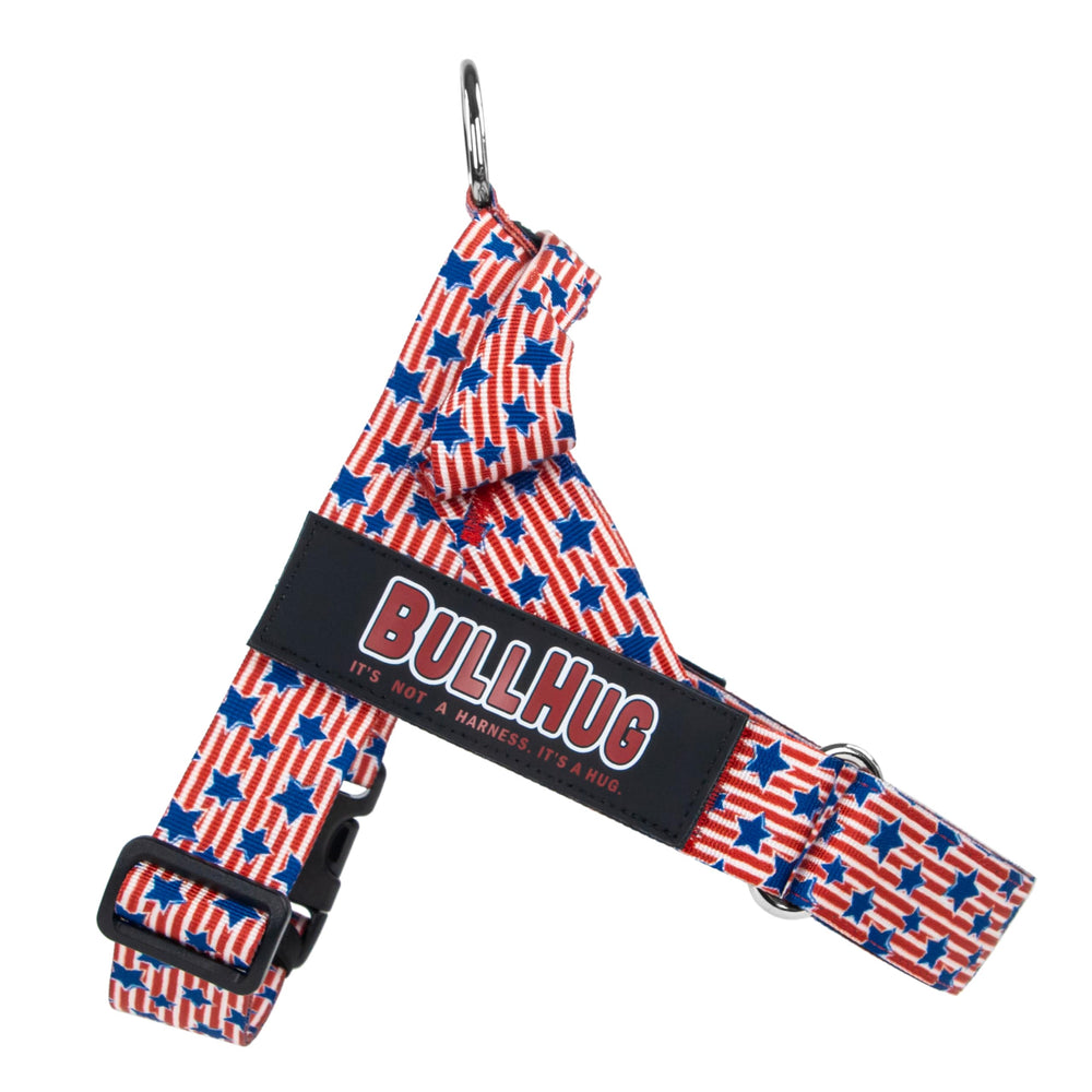 BullHug Arnés con diseño anti-tirones, fácil de colocar para bulldogs.