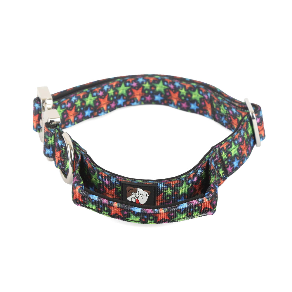 BullHug collar tactico de nylon con asa para control durante paseos