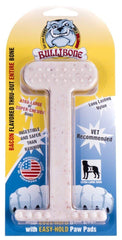 Bullibone, hueso nylon para perros agresivos, ofrece masticación segura y duradera.