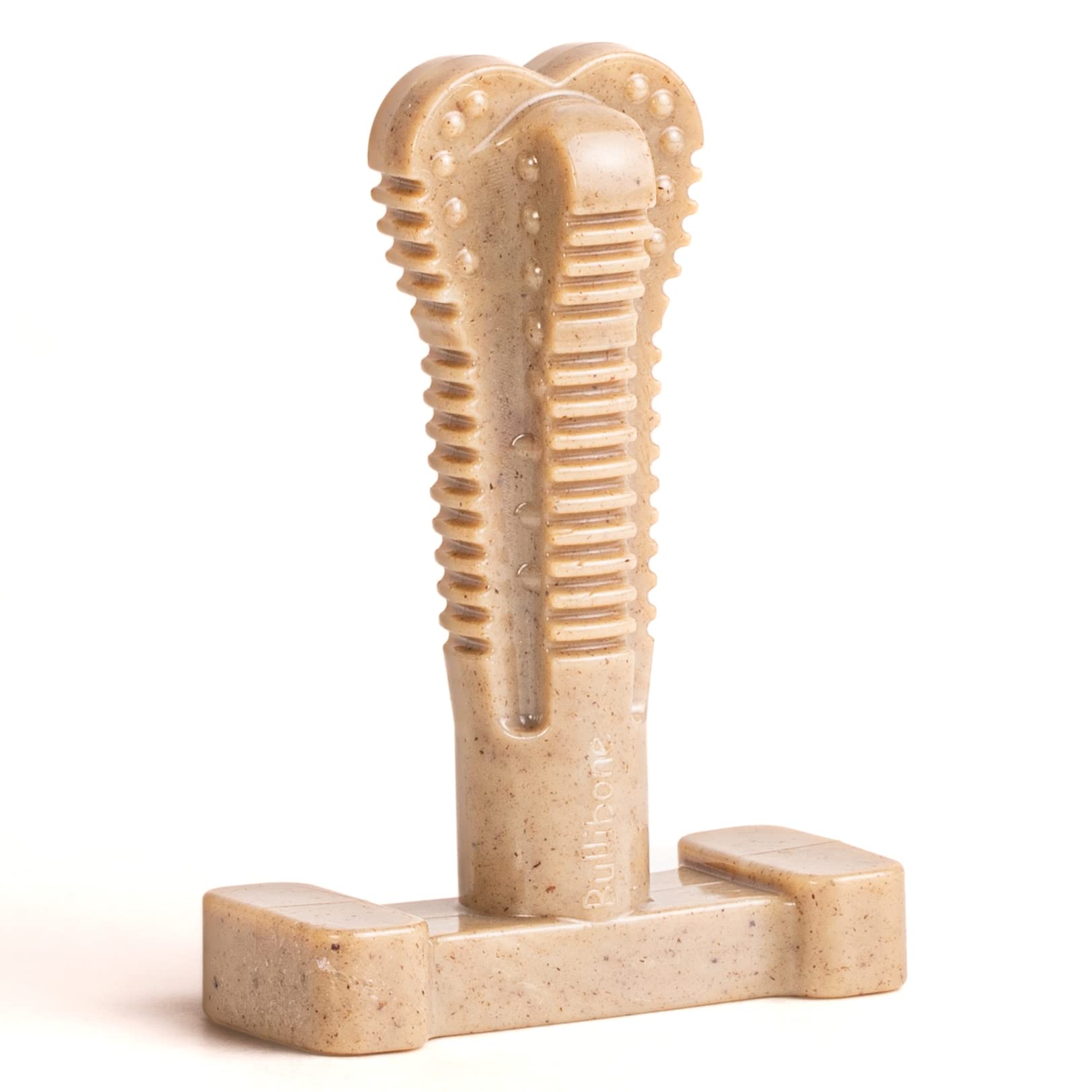 Bullibone Spin-a-Bone: mordedor dental de nylon para perros que favorece la limpieza.