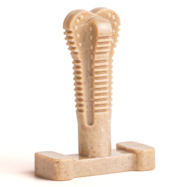 Bullibone Spin-a-Bone: mordedor dental de nylon para perros que favorece la limpieza.