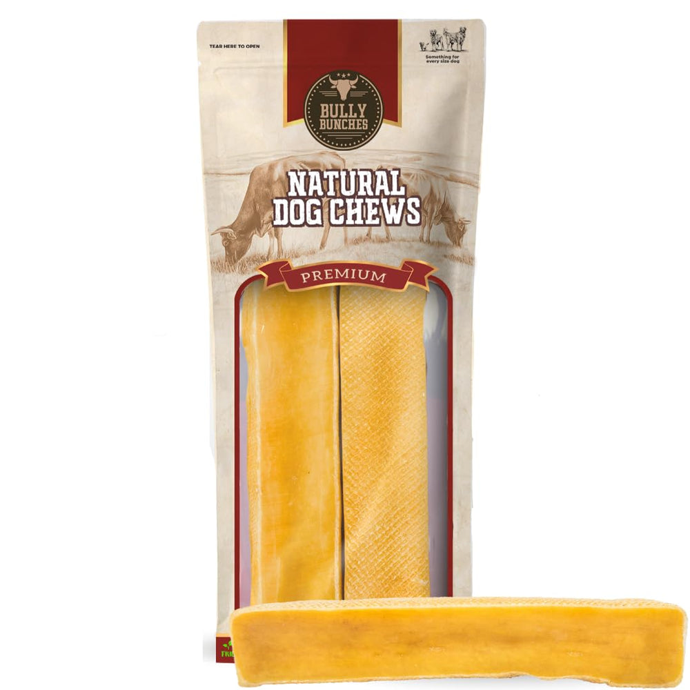 Bully Bunches queso yak masticable extra grande para perros grandes