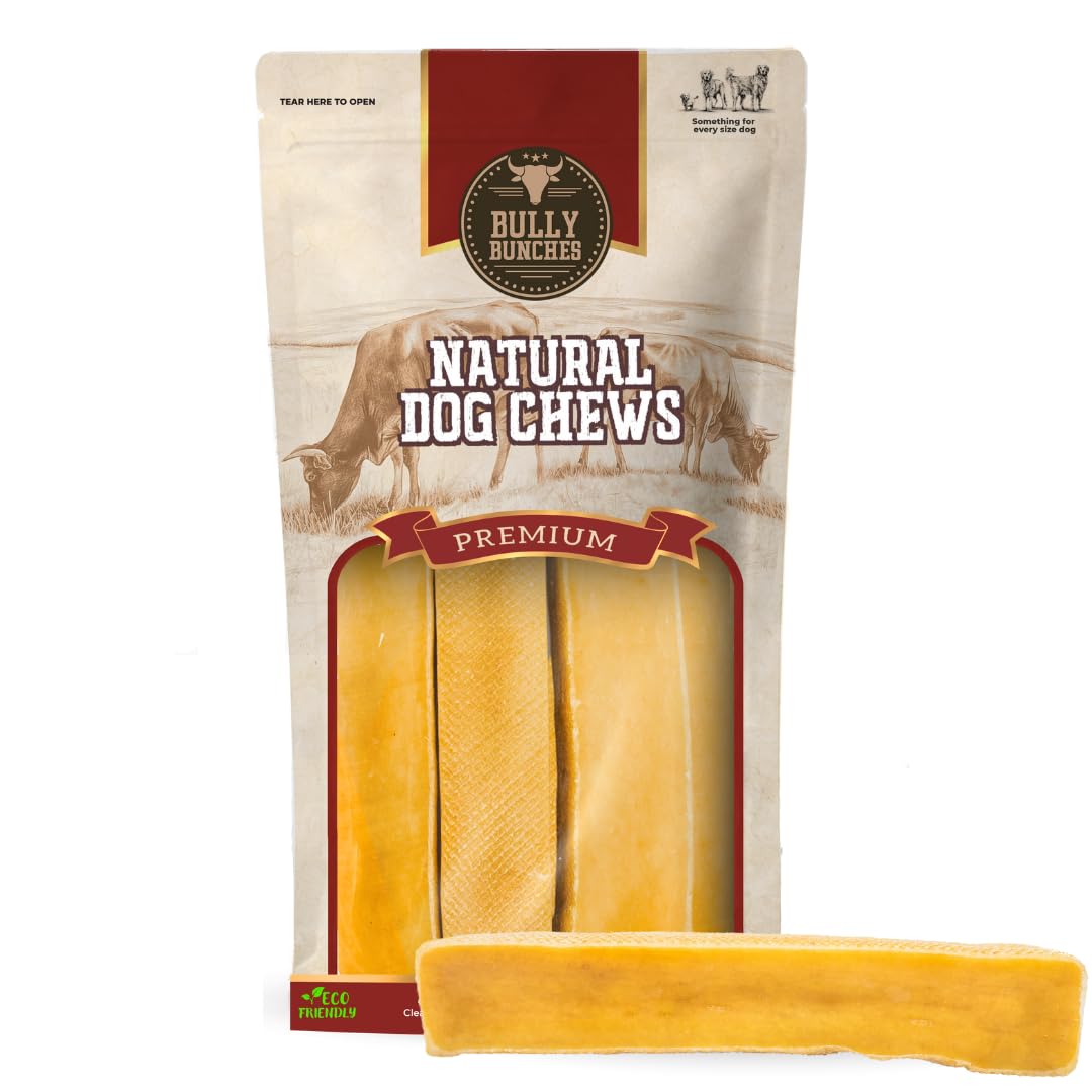 Bully Bunches Yak Cheese XL: paquete para perros grandes y masticadores activos.