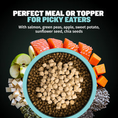 Bully Max complemento salmon-pollo, mezcla proteica para perros de todas las edades.