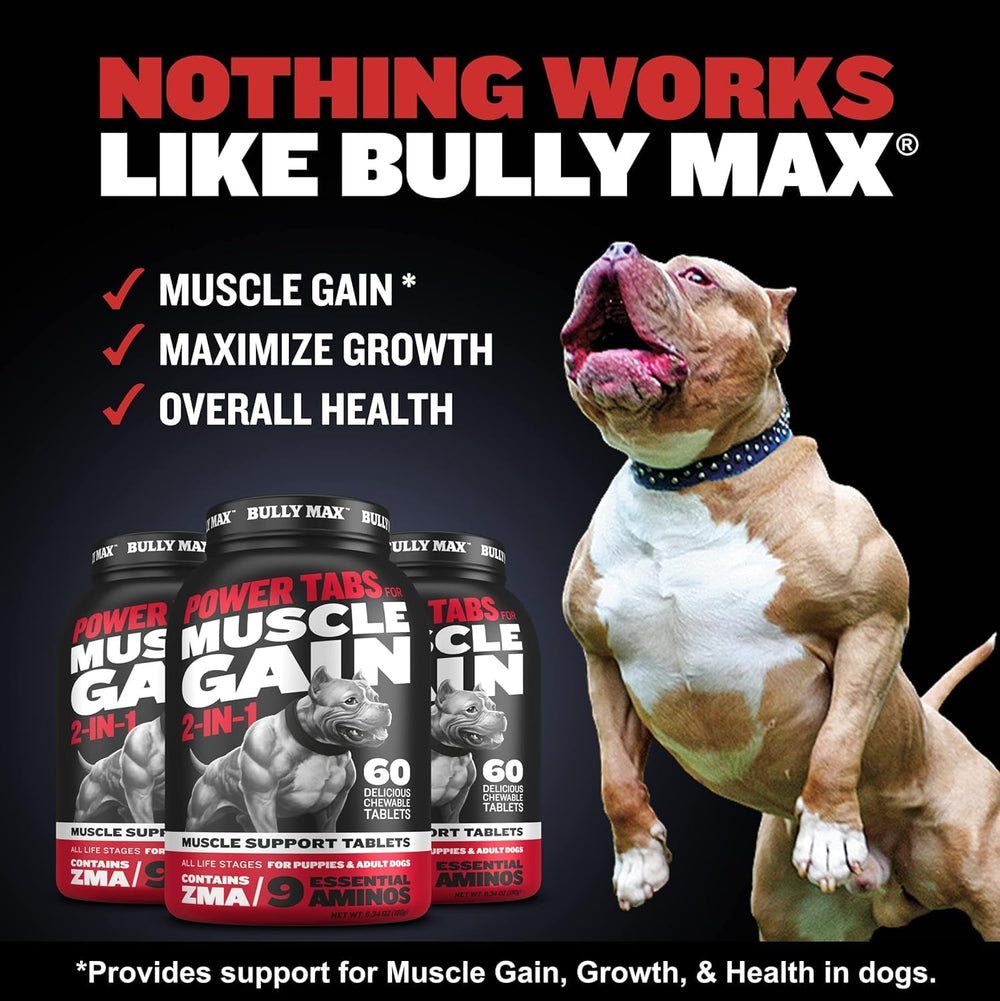 Bully Max tabletas ingredientes clave para salud canina
