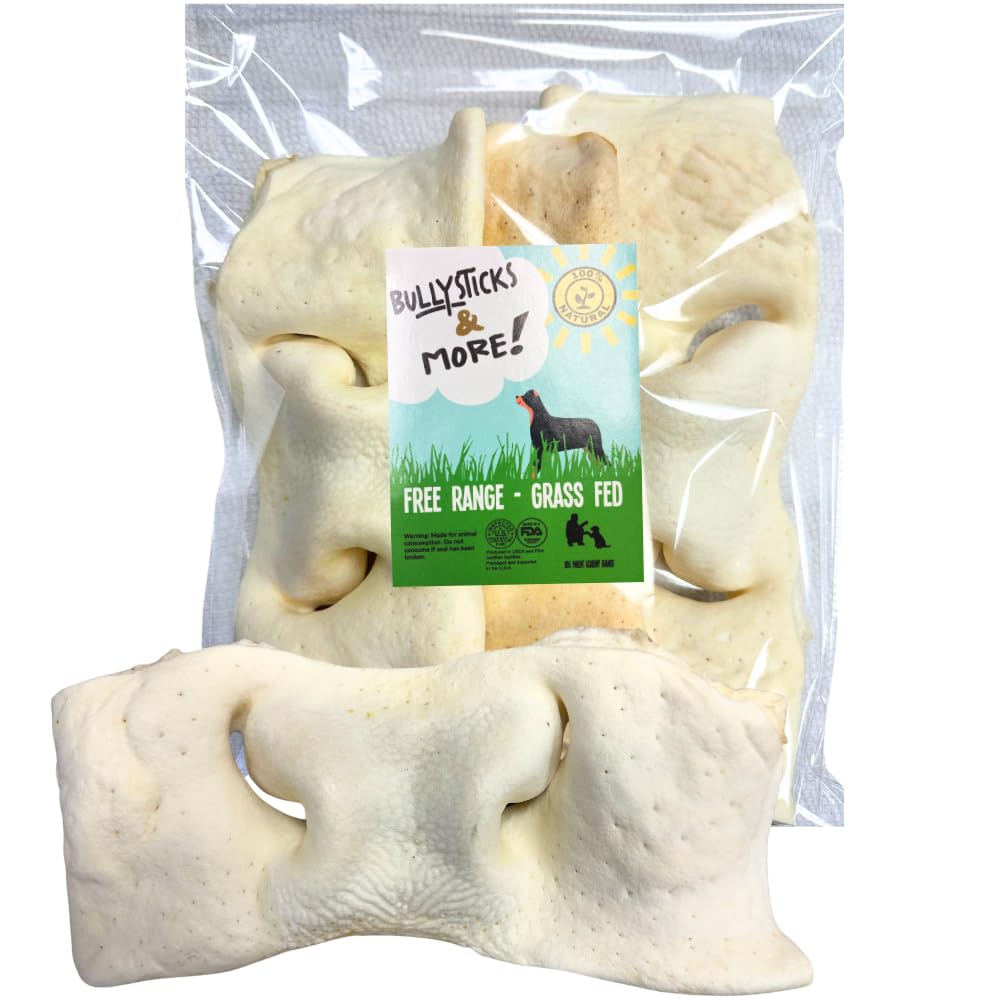 BULLYSTICKS Y MORE hocicos ahumados de carne cheek de 8-10 pulgadas para perros
