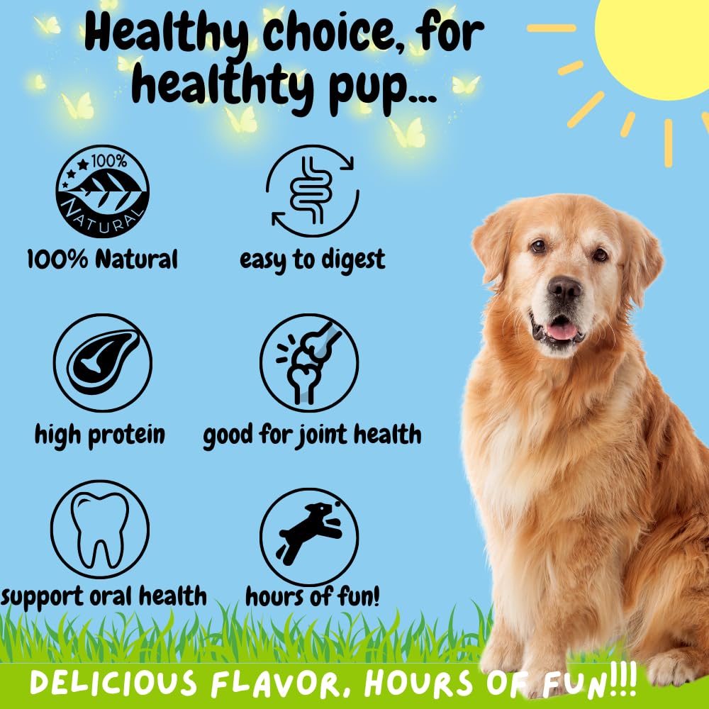 BULLYSTICKS Y MORE snack sin piel para perros cheek