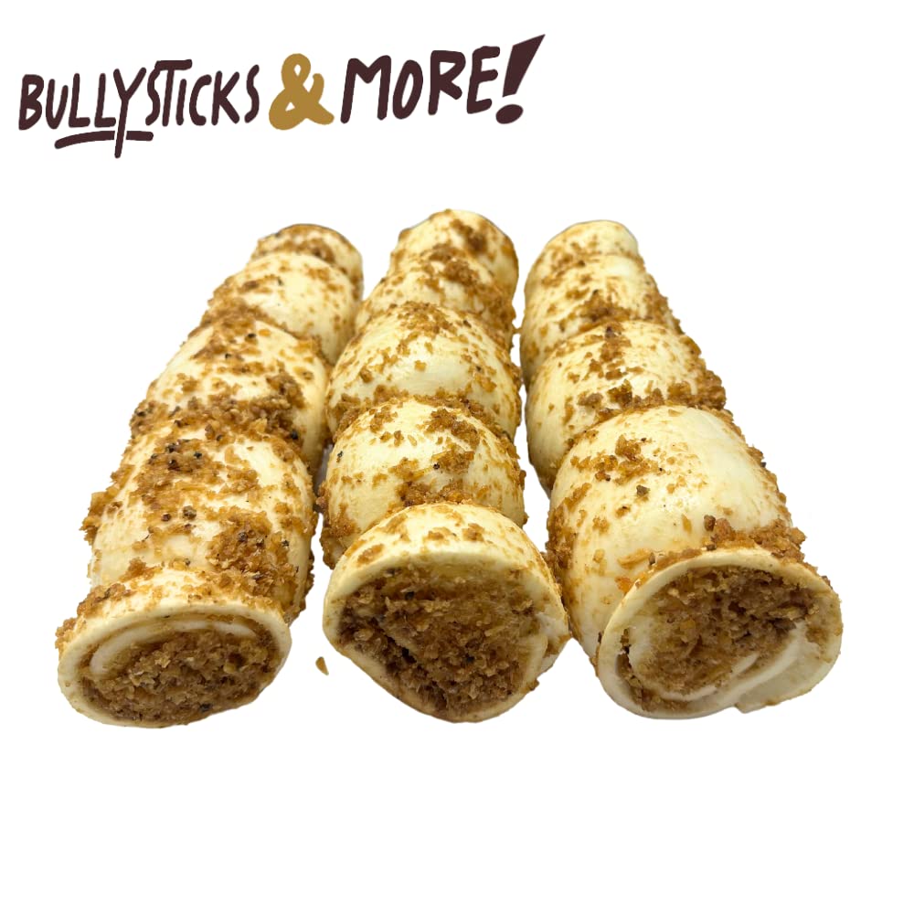 BULLYSTICKS Y MÁS textura de mejilla de res para perro, masticación agradable.