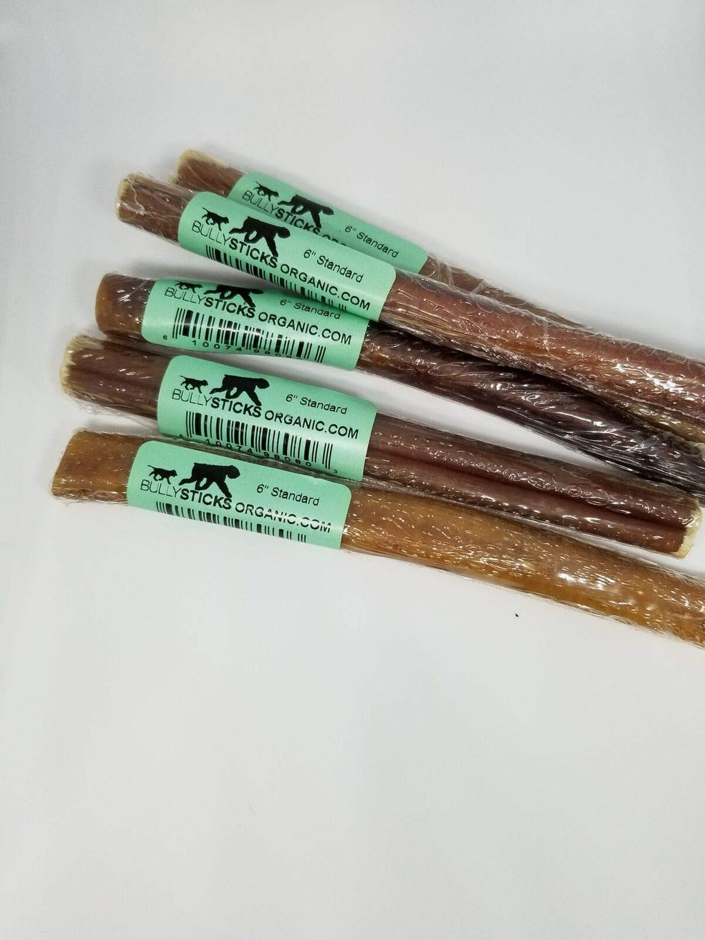 Bullysticks Organic Estándar 6 pulgadas, sin conservantes ni antibióticos.