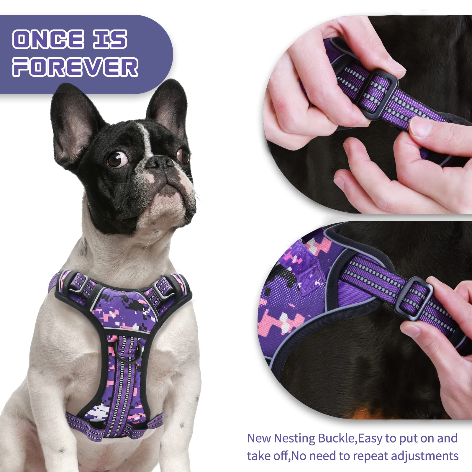 Arnés BUMBIN con ajuste de 4 puntos para comodidad personalizada.