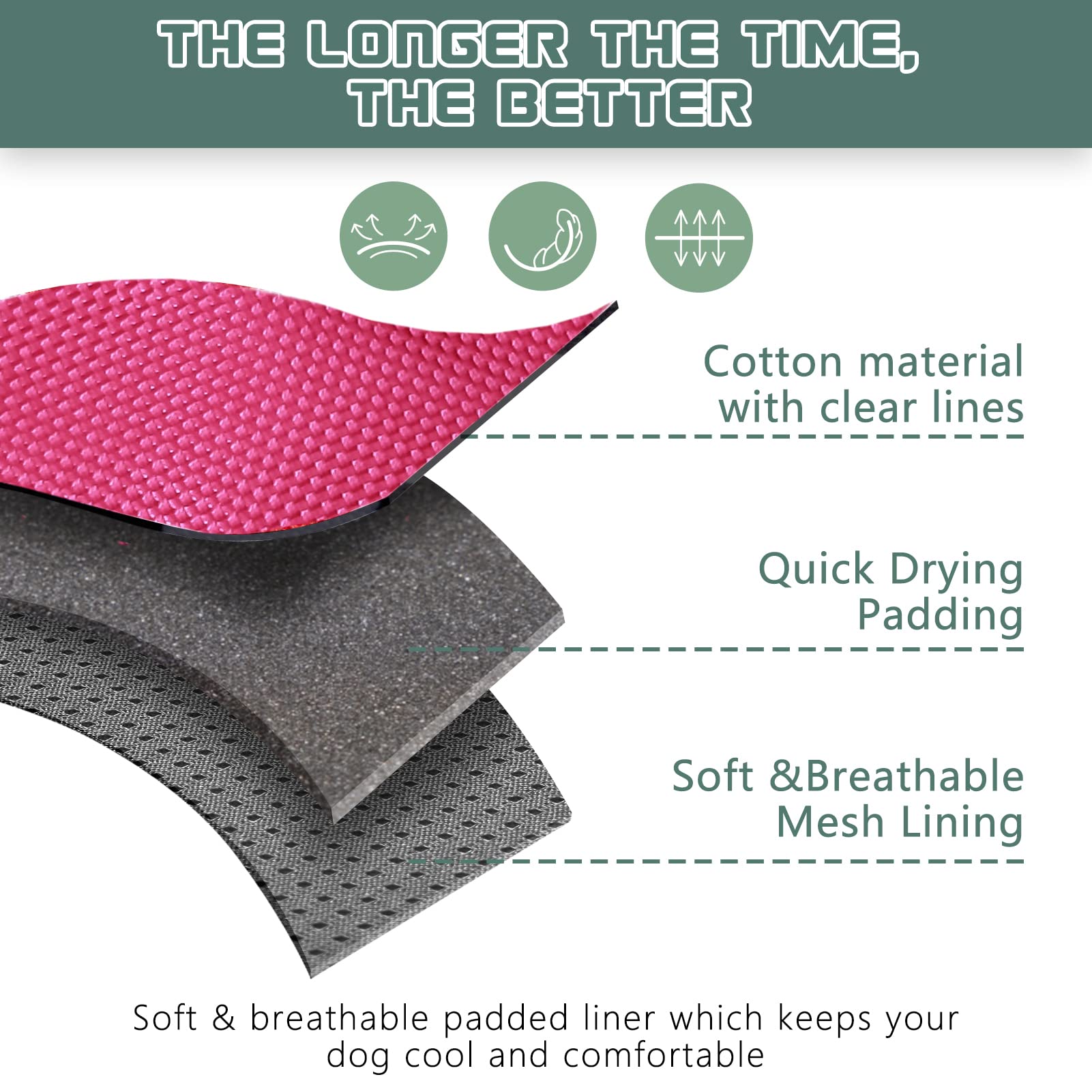 Interior acolchado de BUMBIN para confort durante caminatas largas.