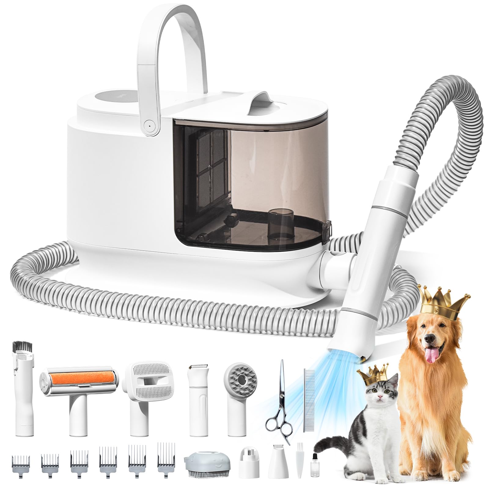 Bunfly kit de cuidado para perros con cepillos y herramientas para grooming