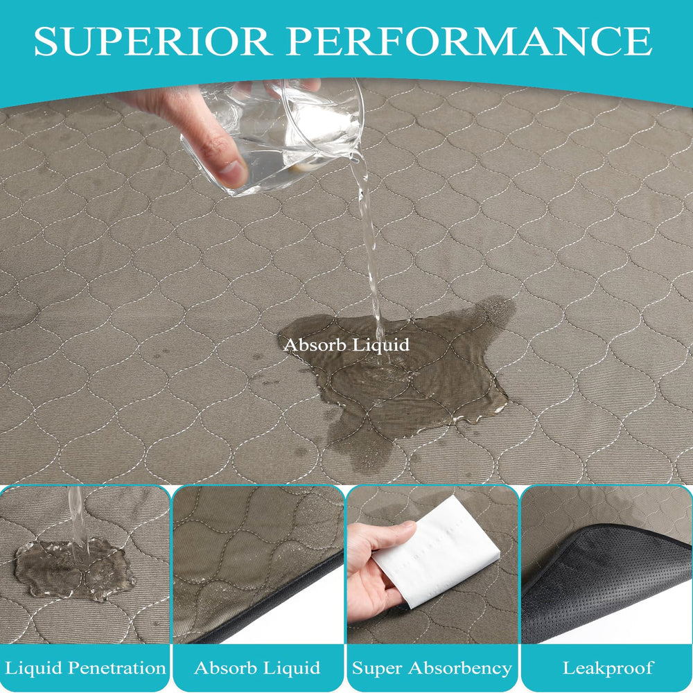 Bunlitent almohadilla lavable para perros, lavado a máquina, duradera y lista para reutilizar.