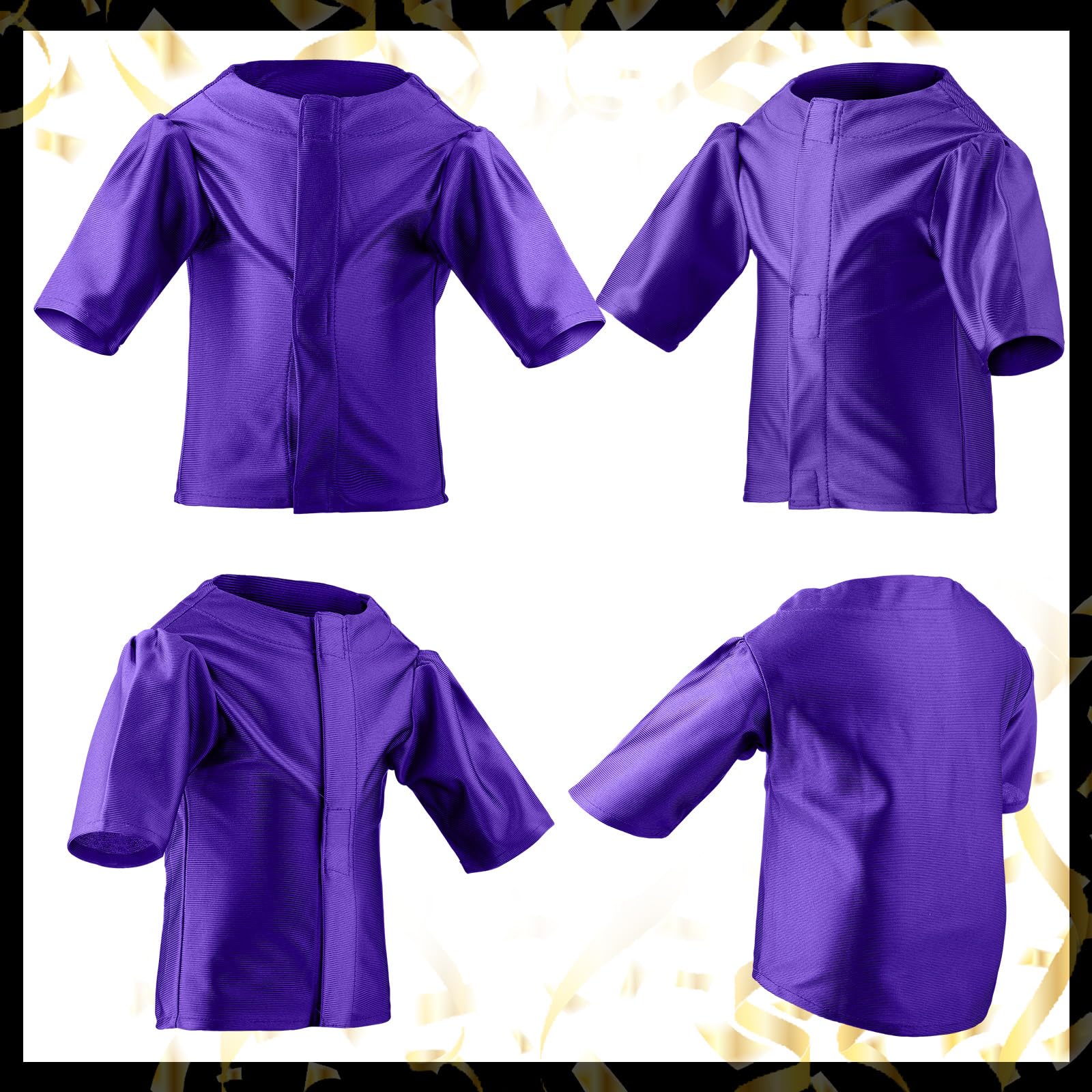Conjunto de graduación Bunnycool para perro y gato morado