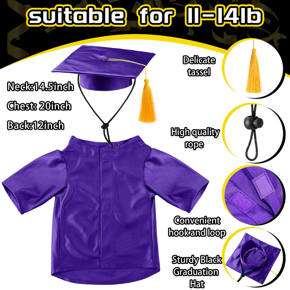 Conjunto de graduación para mascotas Bunnycool 2026