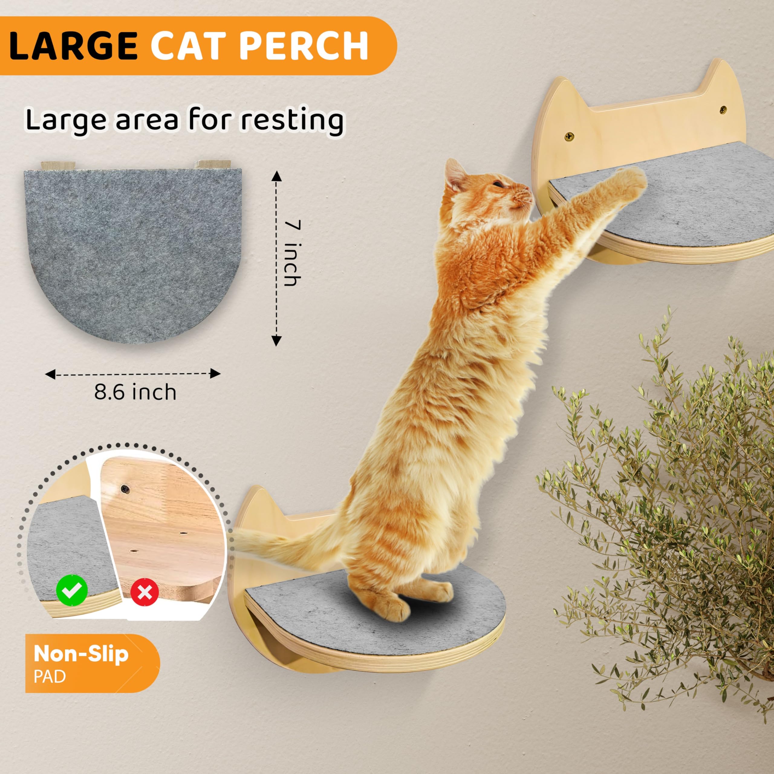 BUOGA conjunto completo para activar área de juego vertical para gatos