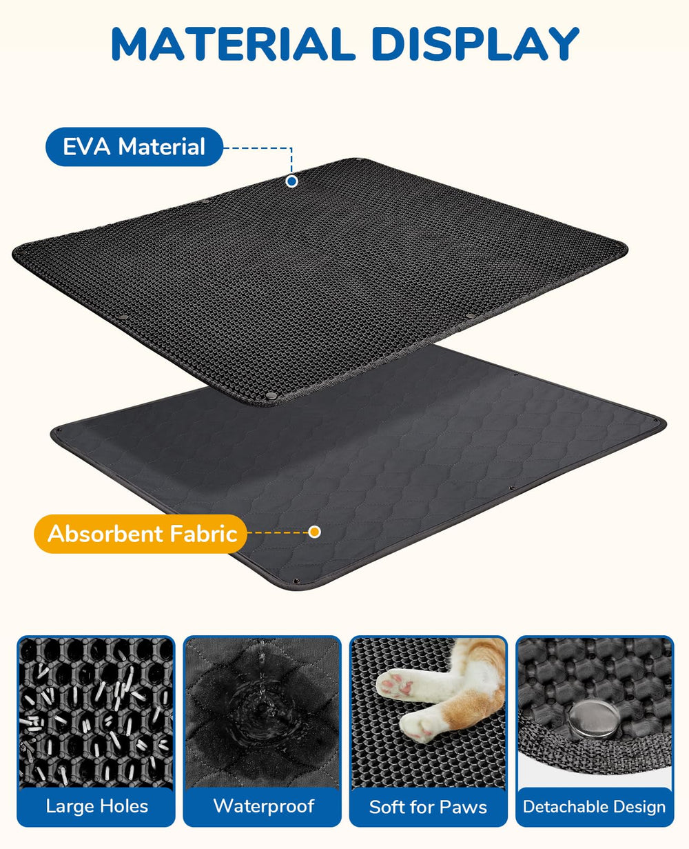 BurgeonNest EVA suave cuida las patas de tu gato durante juego.