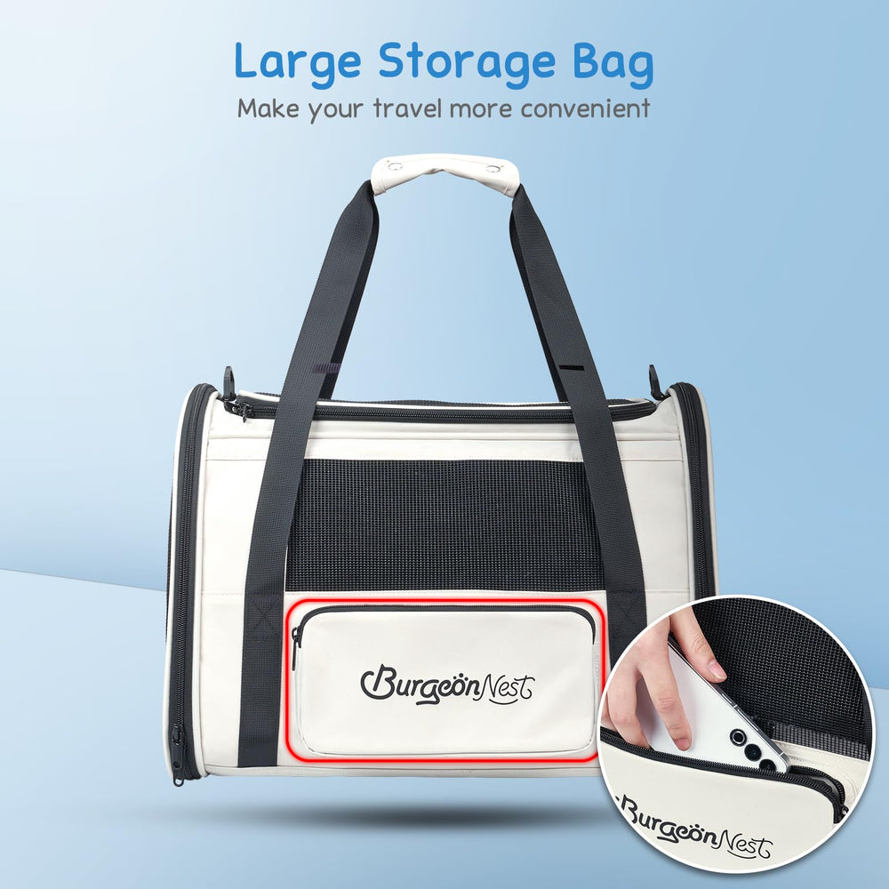 BurgeonNest transportín portátil y fácil de limpiar para viajes.