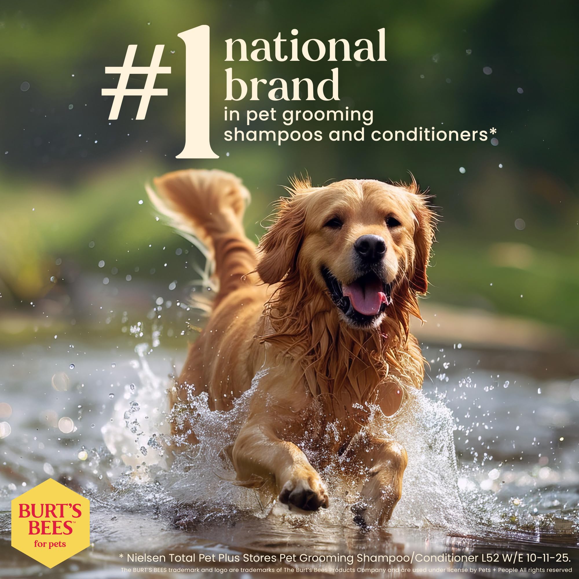 BURT'S BEES FOR PETS hecho en EE.UU., calidad y seguridad.