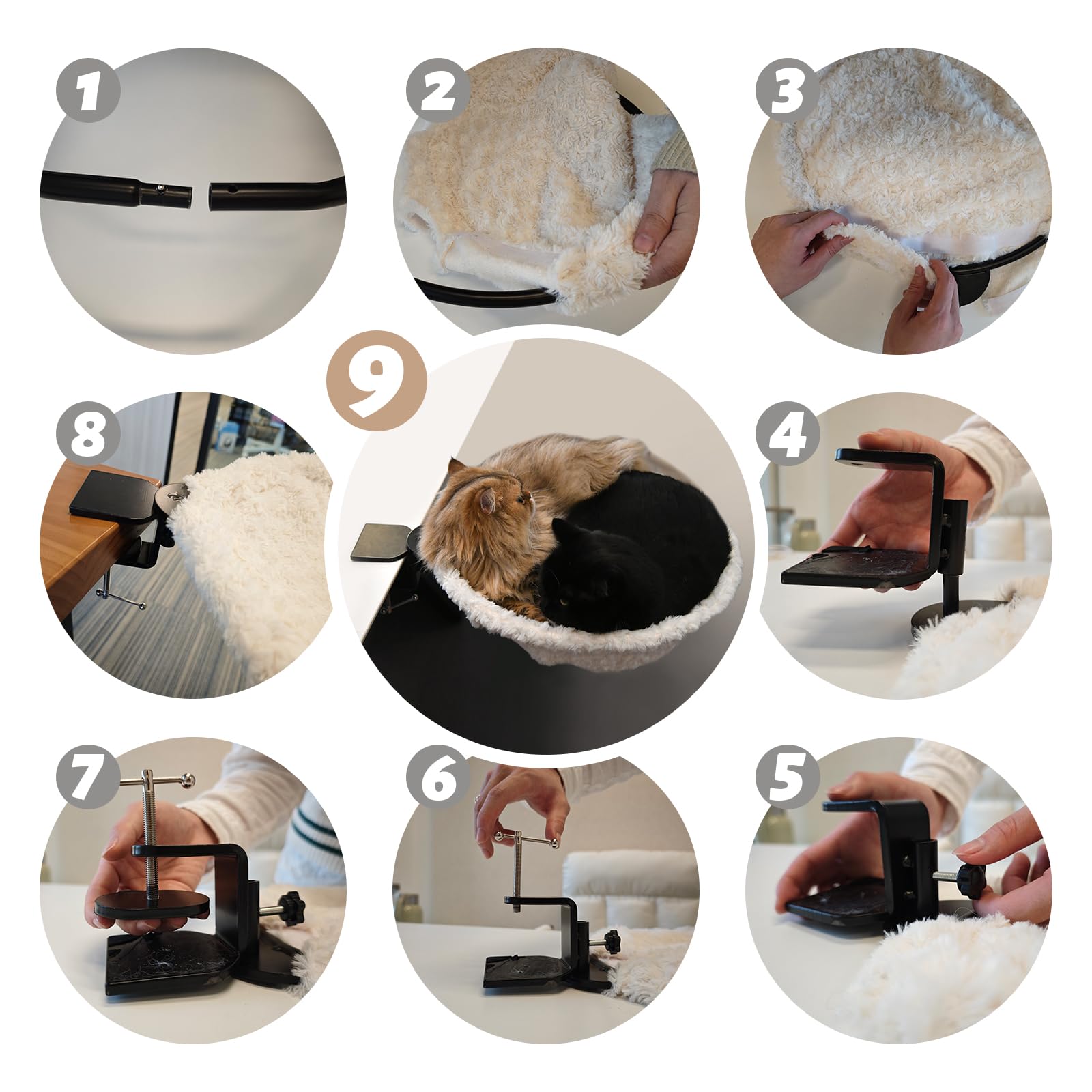 ButtonwoodNest confort-cercano-al-dueno: ideal para trabajar o descansar junto a tu gato.