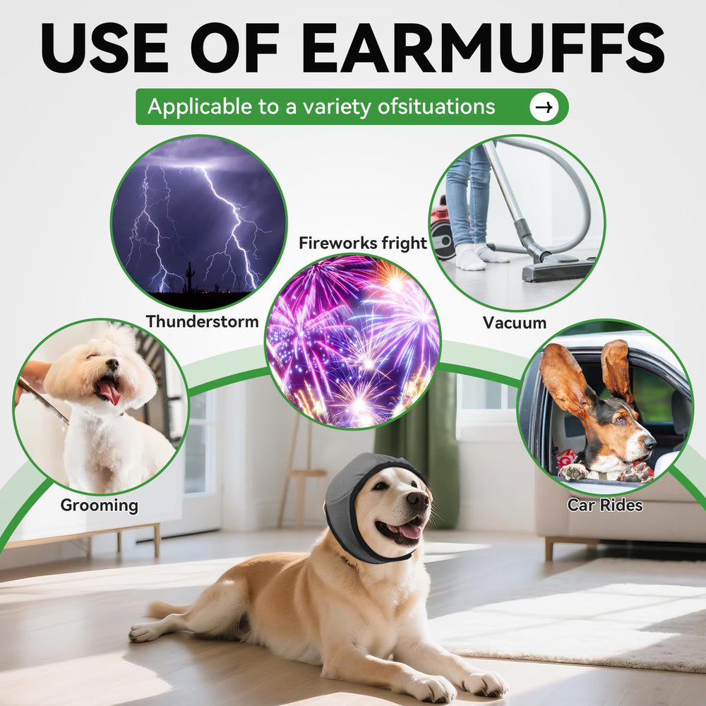 BUWZUJR protector-orejas-perro-durable-facil-limpiar para uso diario y limpieza rápida.