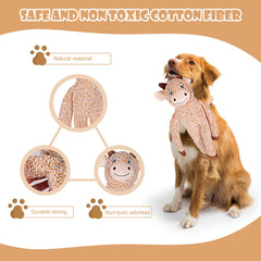 BUYPOW Juguete mapache peluche suave, cómodo para perros