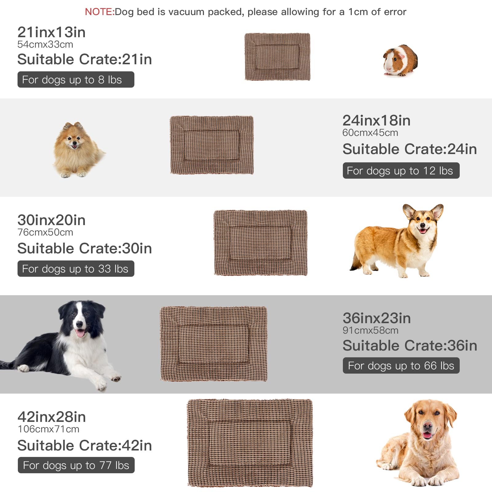 BVAGSS cama-perro-doble-diseño para uso reversible.