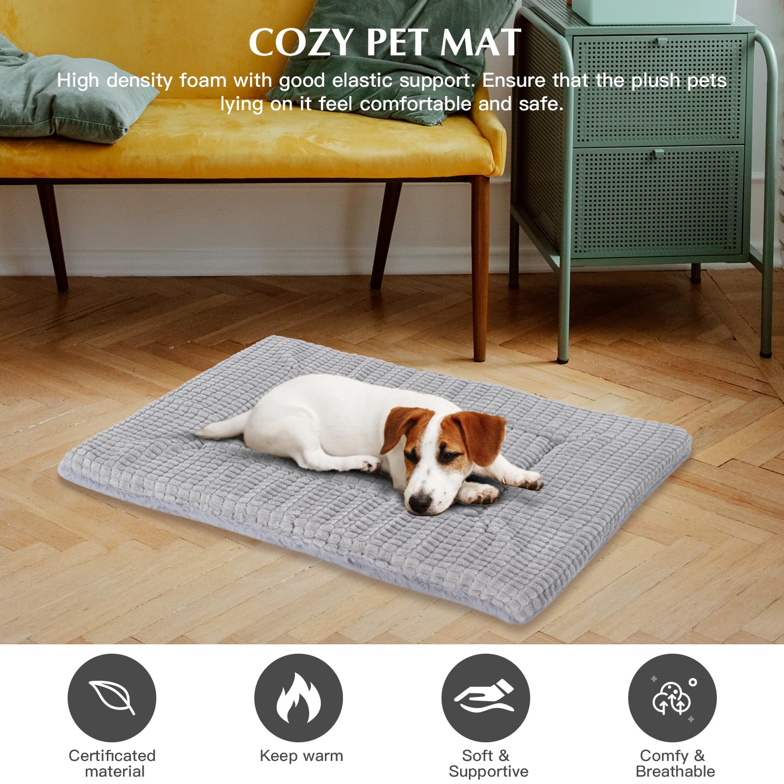 BVAGSS cama para perros mat no impermeable evita agua