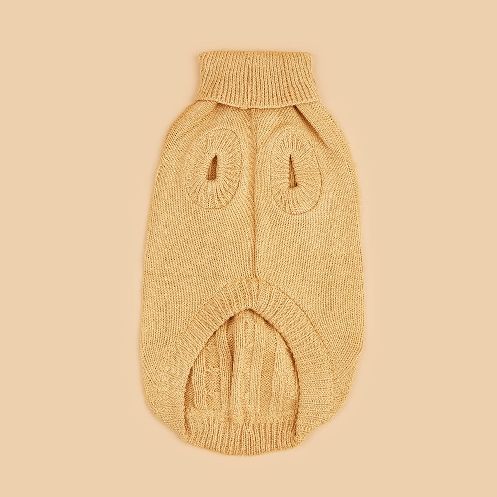 Nudo flexible: suéter de perro con alta elasticidad para ajuste cómodo.