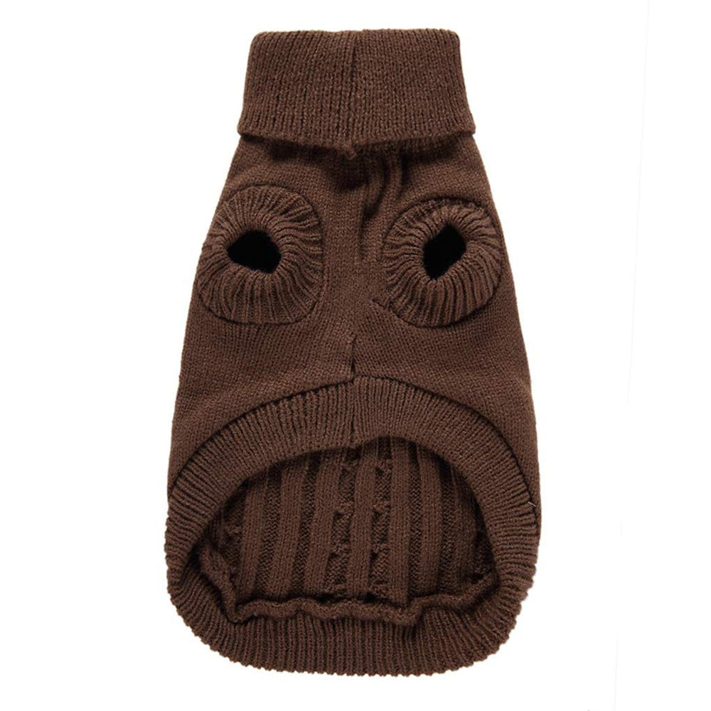 Bwealthest suéter para perros, diseño clásico, cuello alto para abrigo.