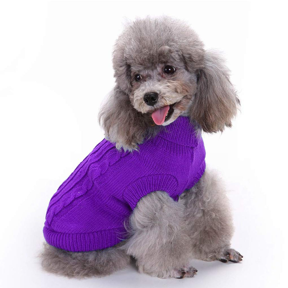 Bwealthest suéter perro diseño clásico, fácil de poner para uso diario.
