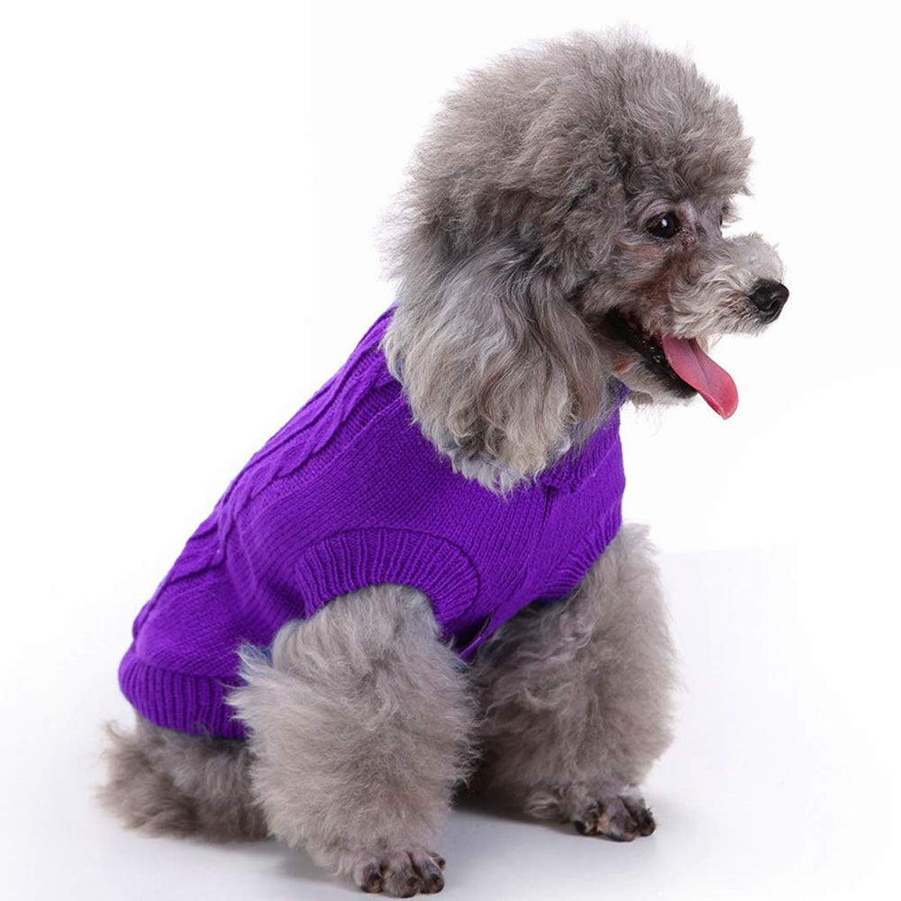Bwealthest suéter morado con envoltura del vientre para vestir con facilidad